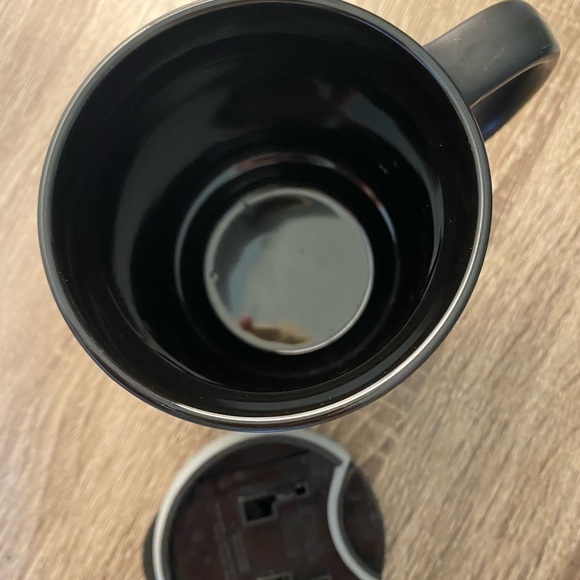 “life’s a Journey” Cork Bottom Coffee Mug Spill Resistant Lid - Picture 3 of 6